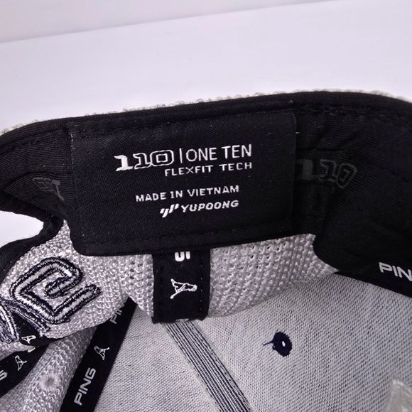 Ping Flexfit 110 Snapback Mesh Back Trucker Golf Hat Blue - Picture 6 of 8